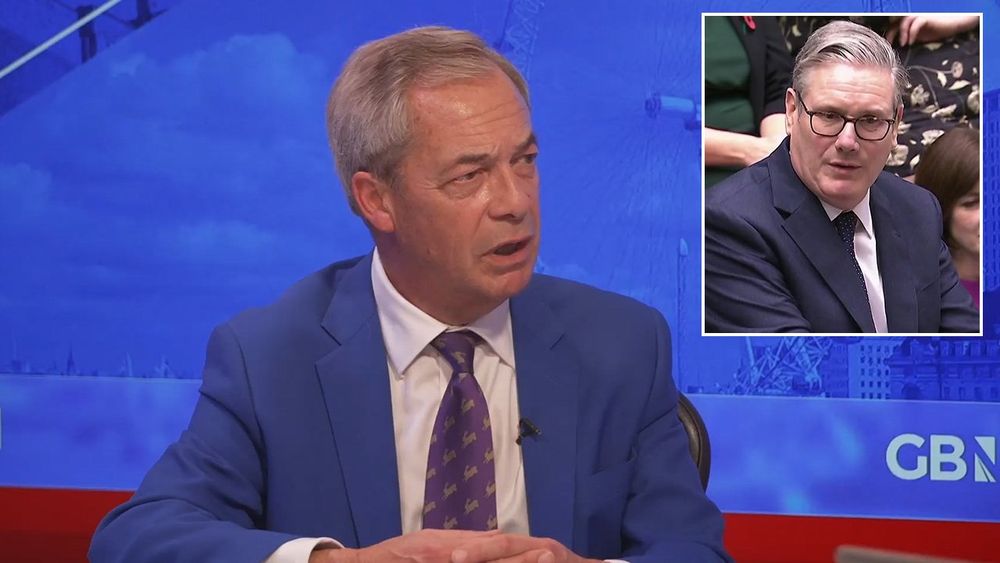 Nigel Farage, Keir Starmer