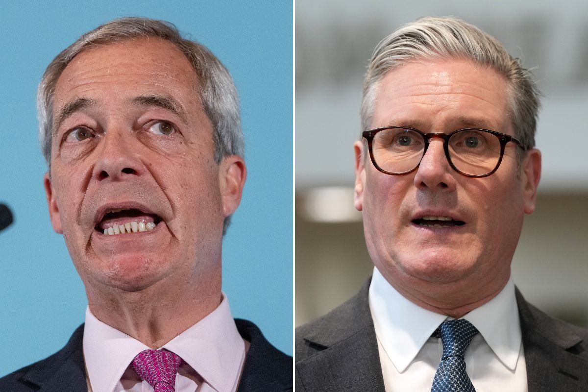 Nigel Farage, Keir Starmer