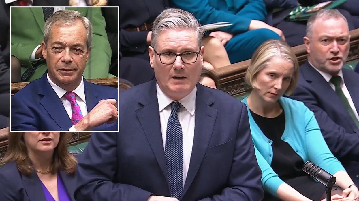 Nigel Farage, Keir Starmer