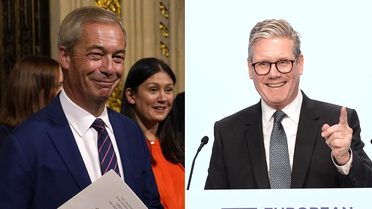 Nigel Farage, Keir Starmer