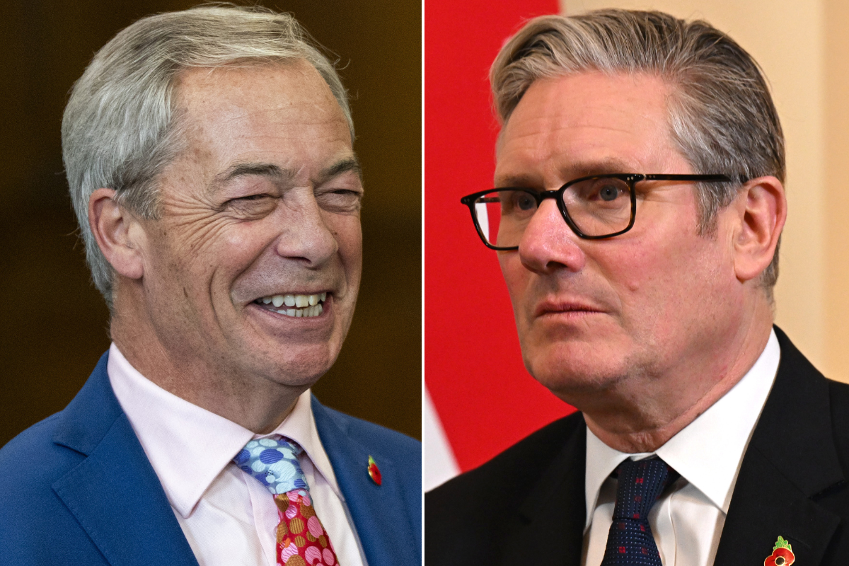 Nigel Farage; Keir Starmer