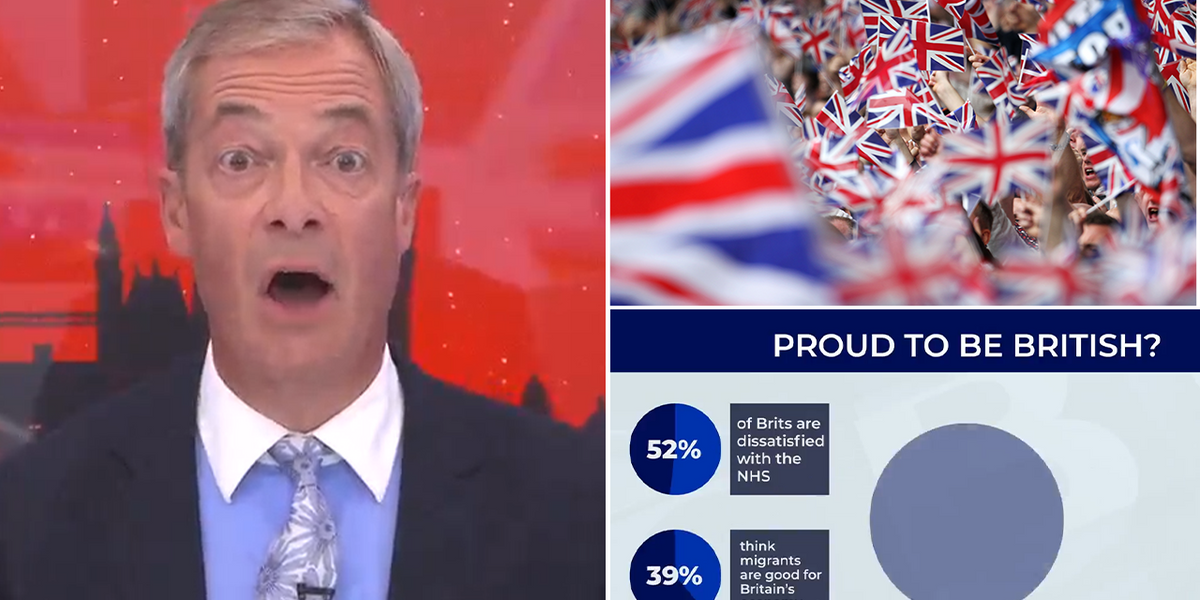 NextImg:Farage launches blistering British national pride rant: ‘Marxist ideology that HATES our country’