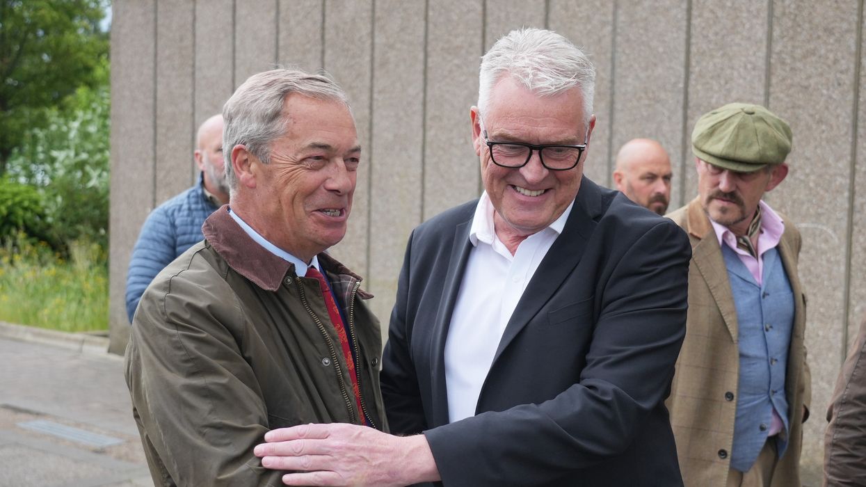 Nigel Farage Lee Anderson Reform UK
