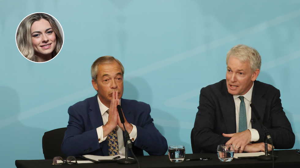 Nigel Farage (left), Danny Kruger (right)