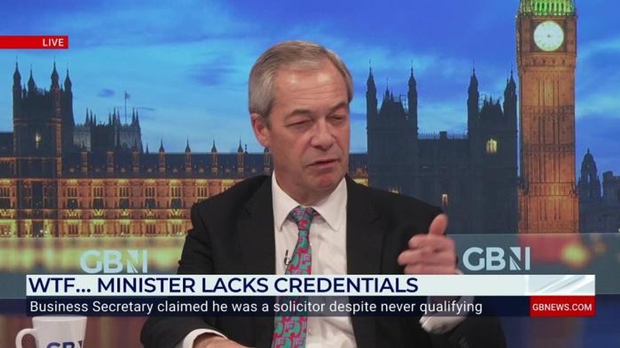 Nigel Farage in hysterics as Tory guest exposes 'uniparty' by using Labour minister's nickname