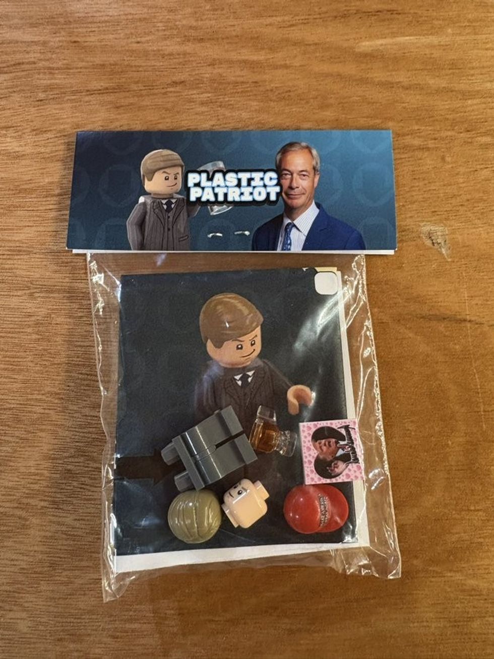 Nigel Farage Lego figure