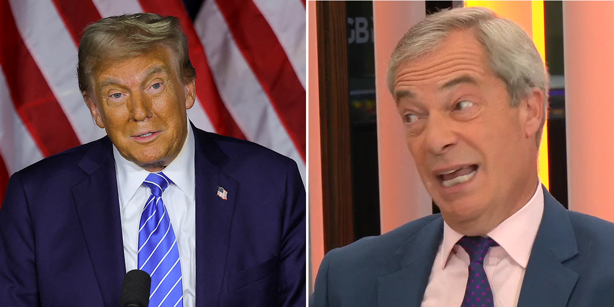 NextImg:Nigel Farage: ‘US election defeat would mean the end for Donald Trump’
