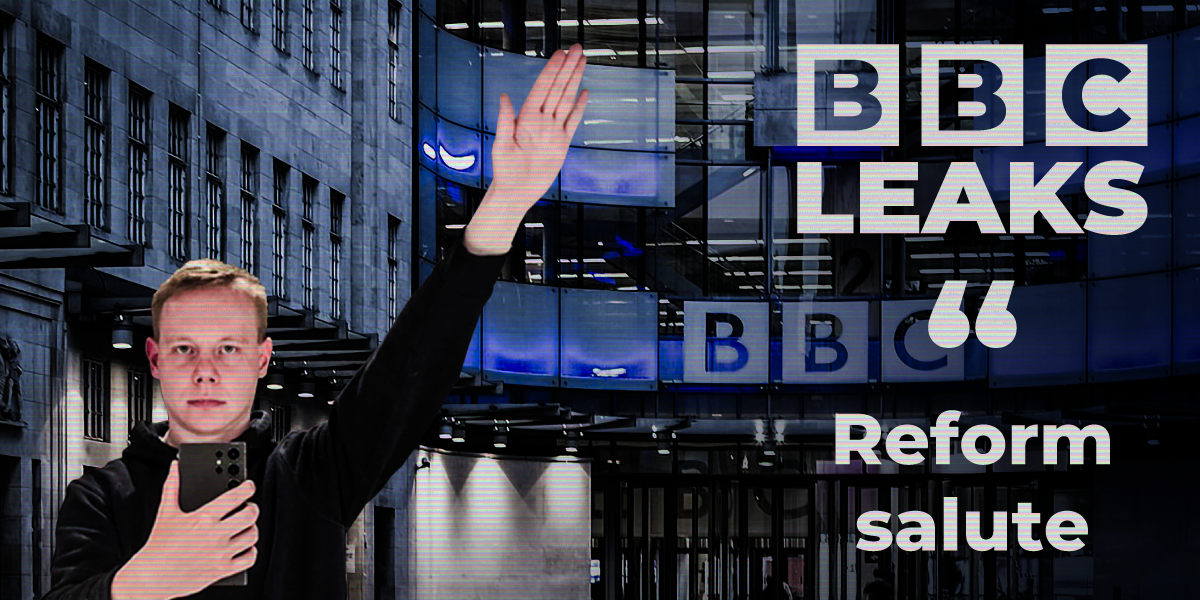 NextImg:BBC employee brands Hitler salute ‘Reform salute’ in outrageous leaked messages