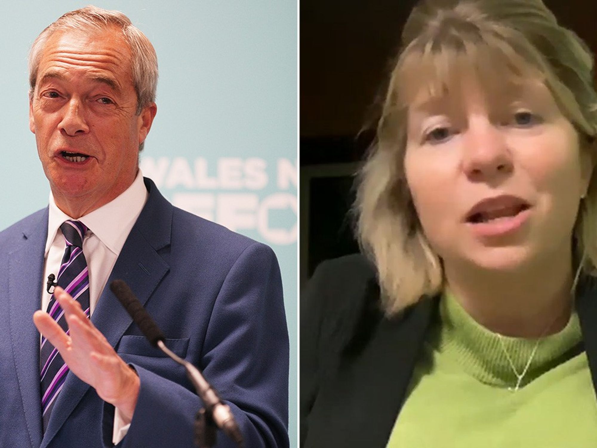 Nigel Farage, Maria Caulfield