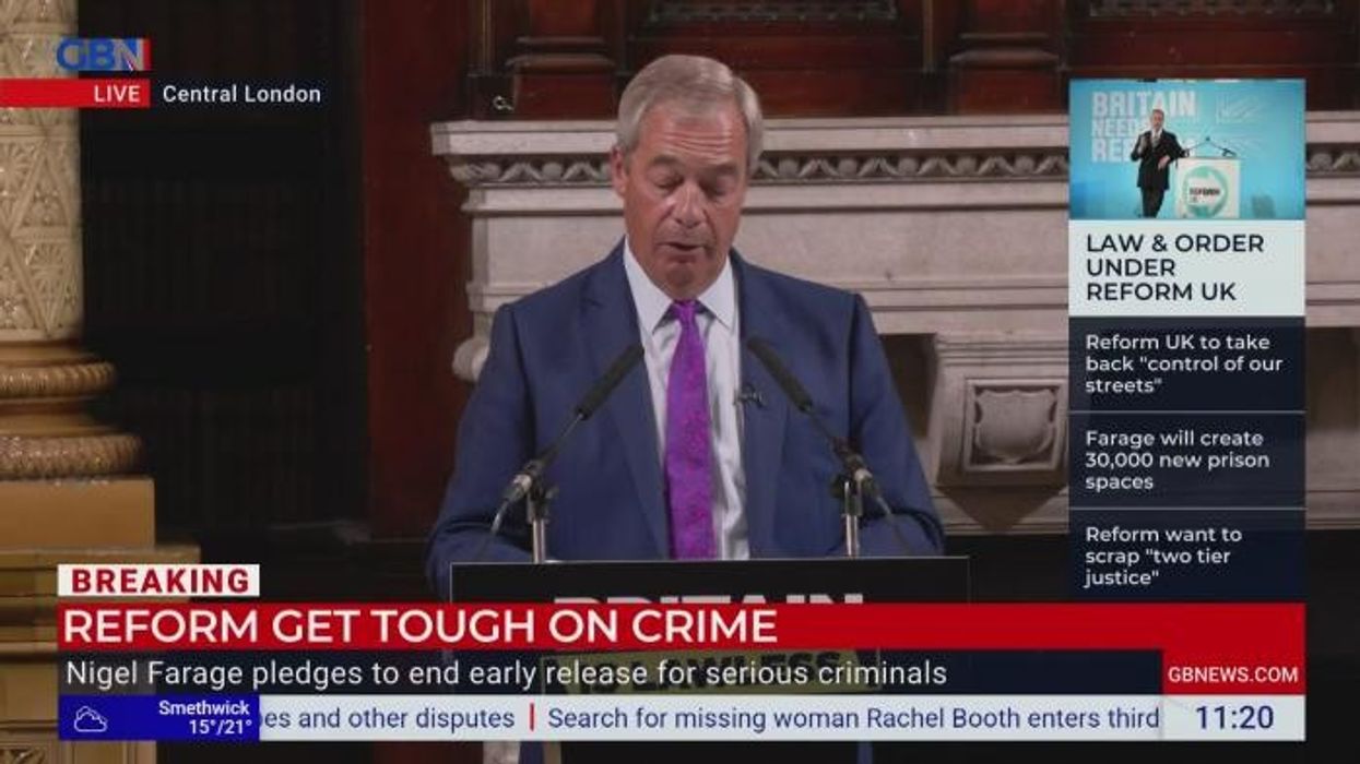 Nigel Farage puts criminals 'on notice' as he vows to send Britain’s most depraved murderers to El Salvador