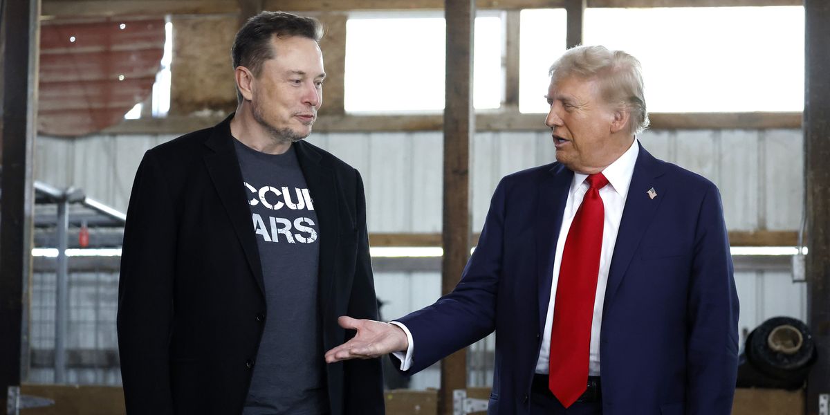 NextImg:Elon Musk 'will take knife to deep state' if Donald Trump triumphs, says Nigel Farage