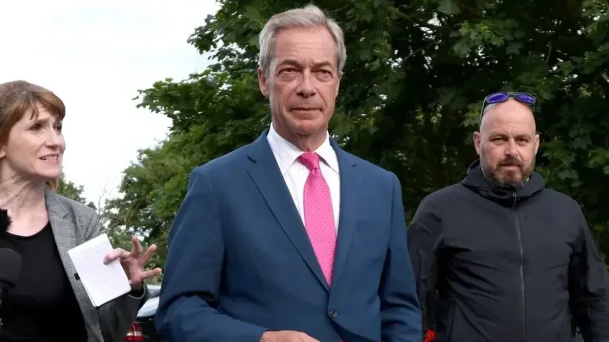 Nigel Farage on campaign trail