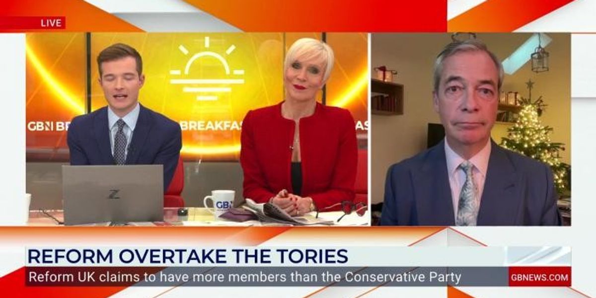 NextImg:‘They are getting younger and younger!’ Nigel Farage details the demographic swarming to Reform UK amid Tory spat