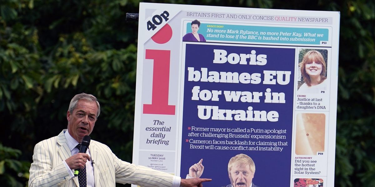 NextImg:'He's throwing s**t!' Nigel Farage 'overreacted' by blasting Boris Johnson as ex-PM poses 'big threat' to Reform UK