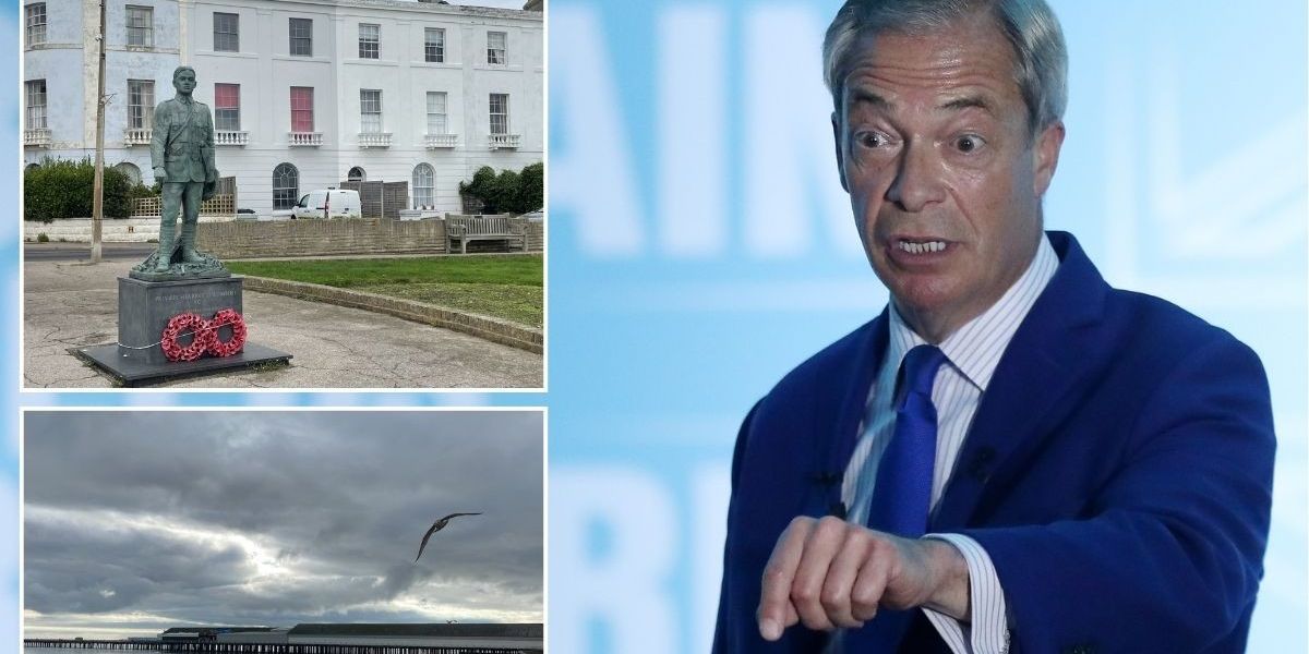 NextImg:Nigel Farage pays heartfelt tribute to Walton war hero’s ‘epic Victoria Cross story’