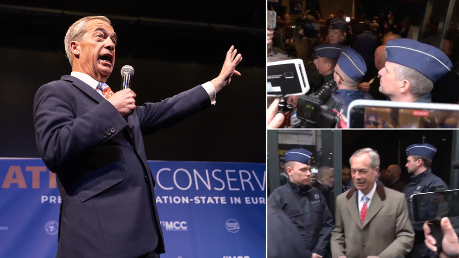 Nigel Farage/policja