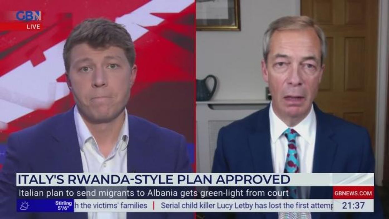 ‘Much better than what our idiots have managed!’ Nigel Farage praises Meloni for new migrant crisis plan