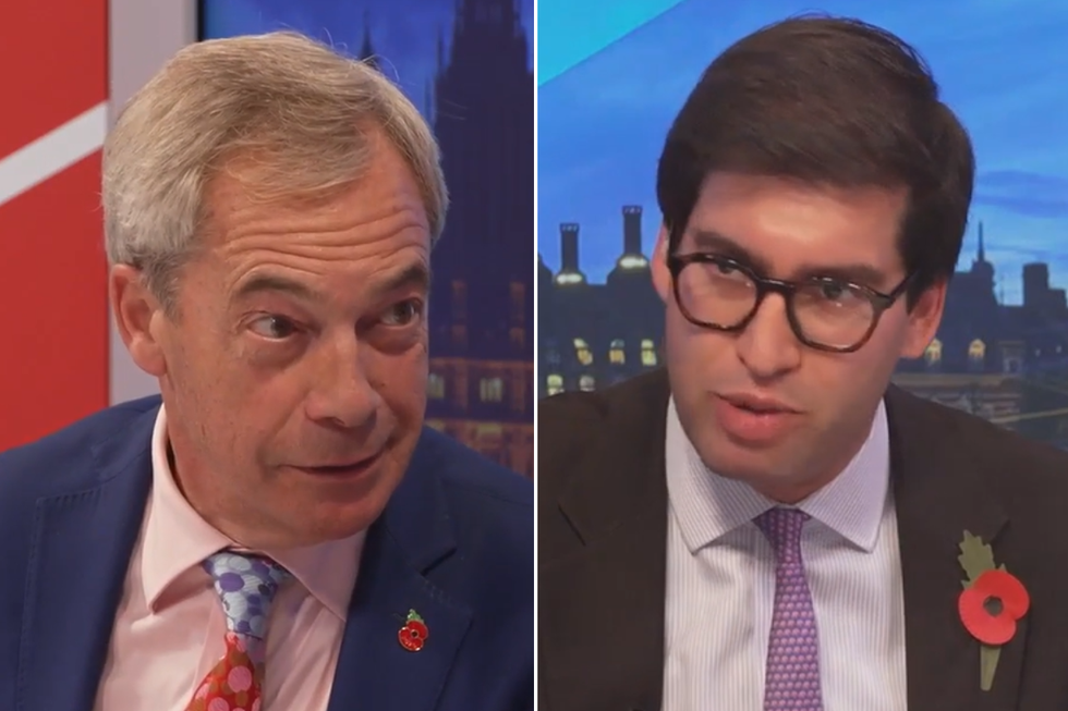 Nigel Farage caught in fiery clash with ex-Tory minister over stamp duty - 'I know I'm right!'