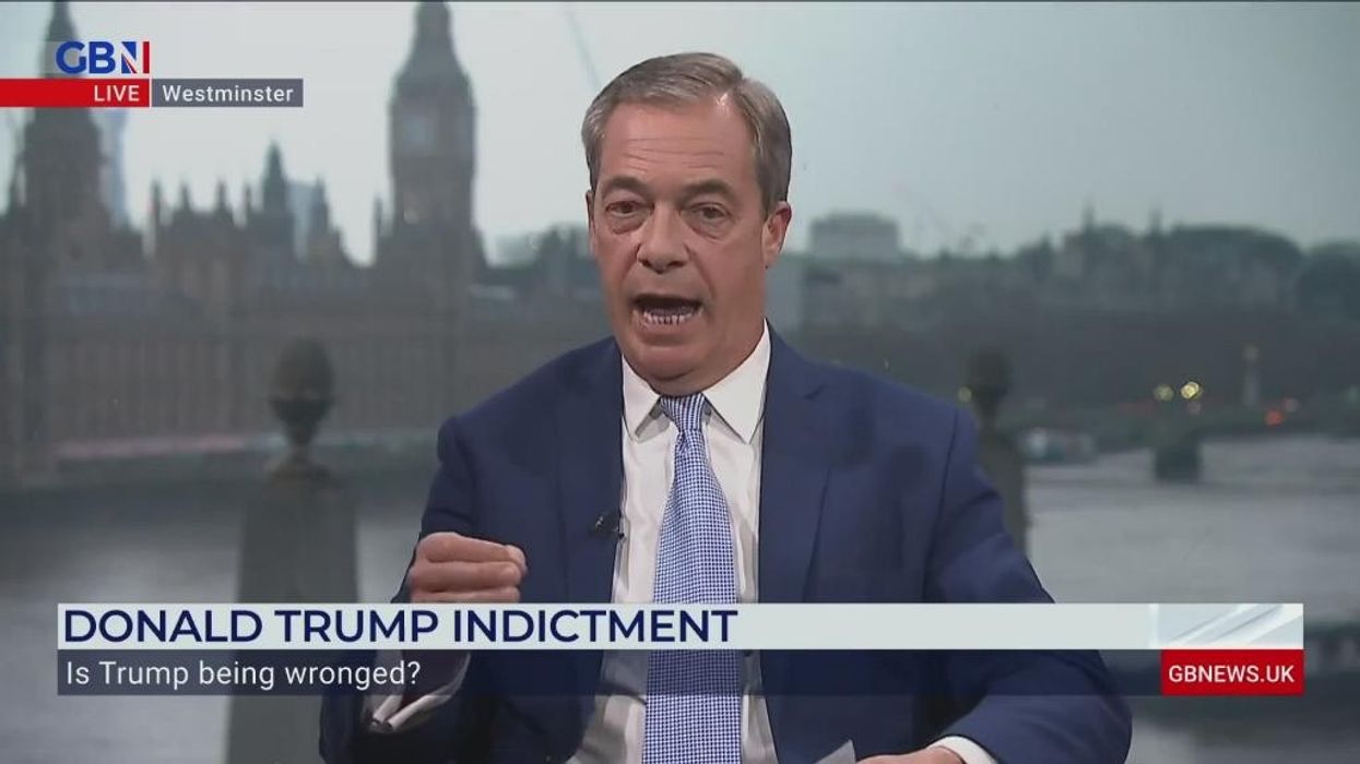 Nigel Farage rages at footage of Albanian migrants burning IDs and belongings before crossing Channel