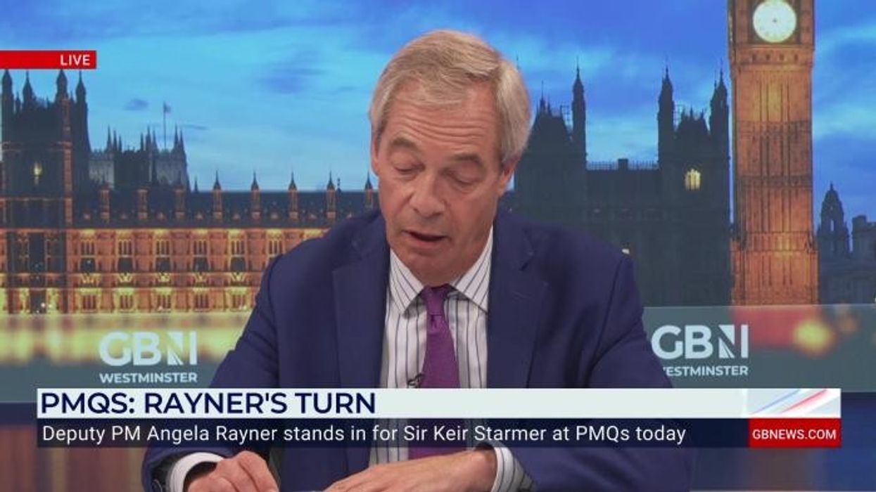 ‘Interesting’: Nigel Farage reacts to Angela Rayner’s PMQs swipe as Keir Starmer comparison drawn