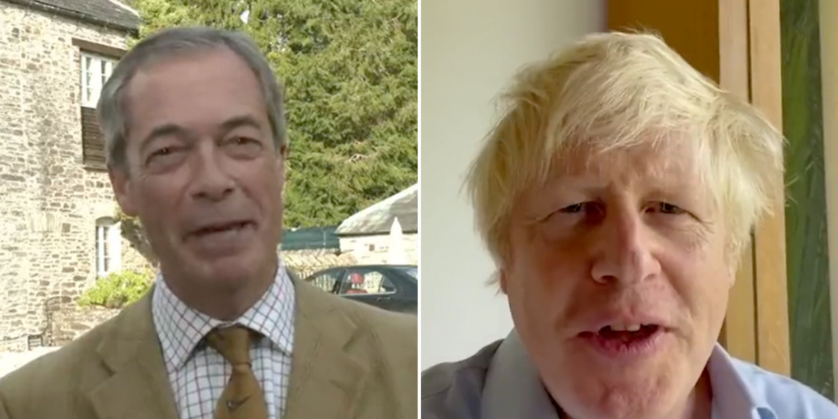 Nigel Farage heralds GB News’ Boris Johnson signing as he bids to ‘change narrative’ with ex-PM