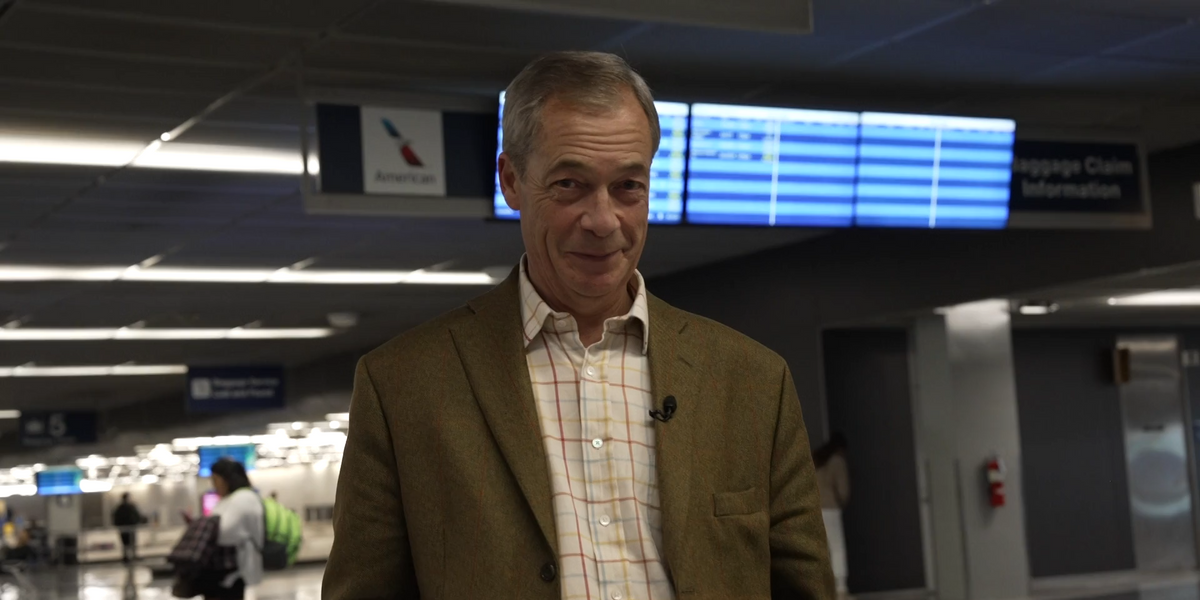 NextImg:Nigel Farage RAGES at flight cancellation as hellish blizzard takes hold of Iowa