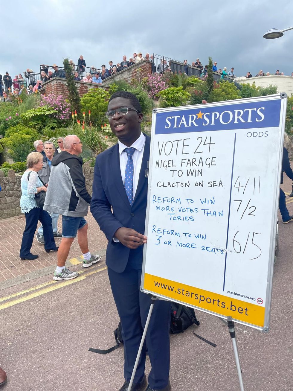 Nigel Farage's odds