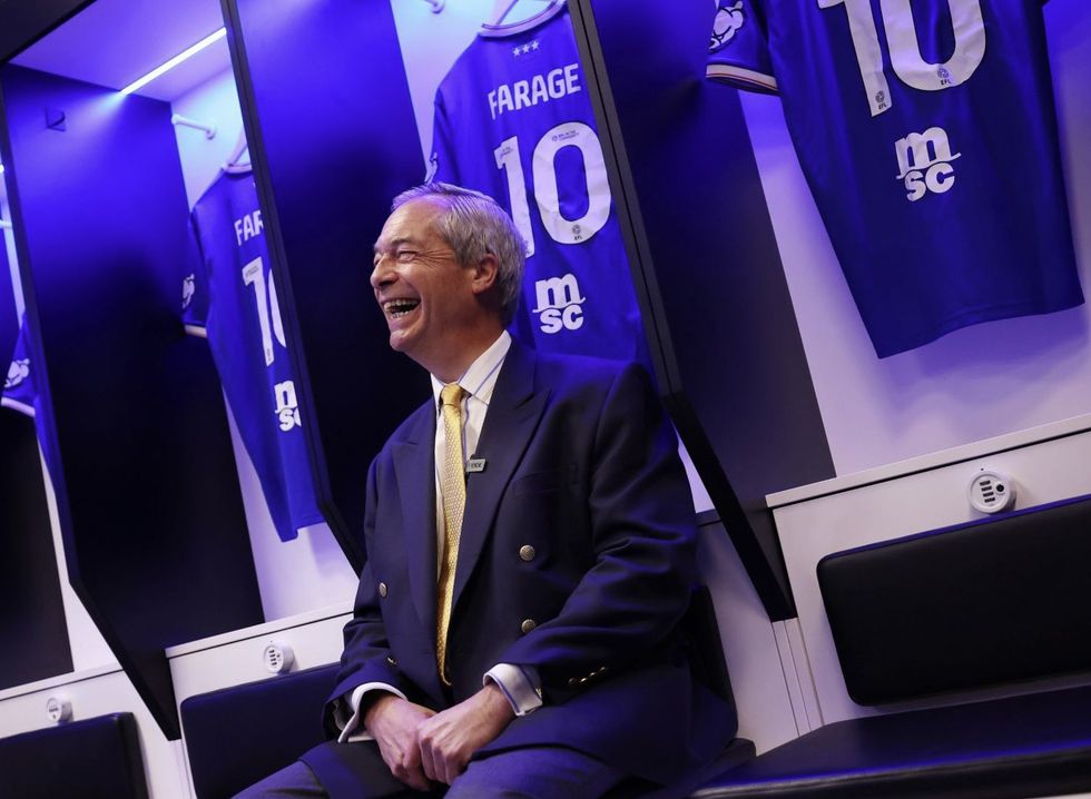 Nigel Farage's visit to Ipswich was described by the club as "apolitical"