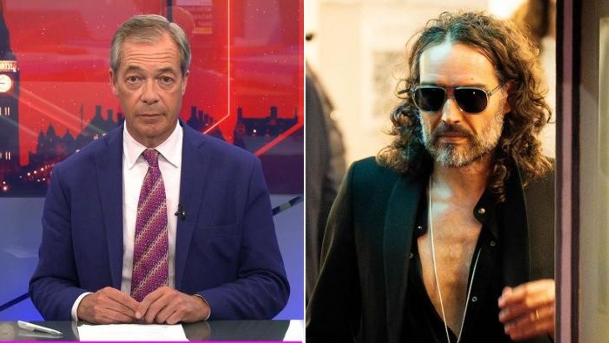 'He upset some very powerful people!' Farage gives his take on Russell Brand