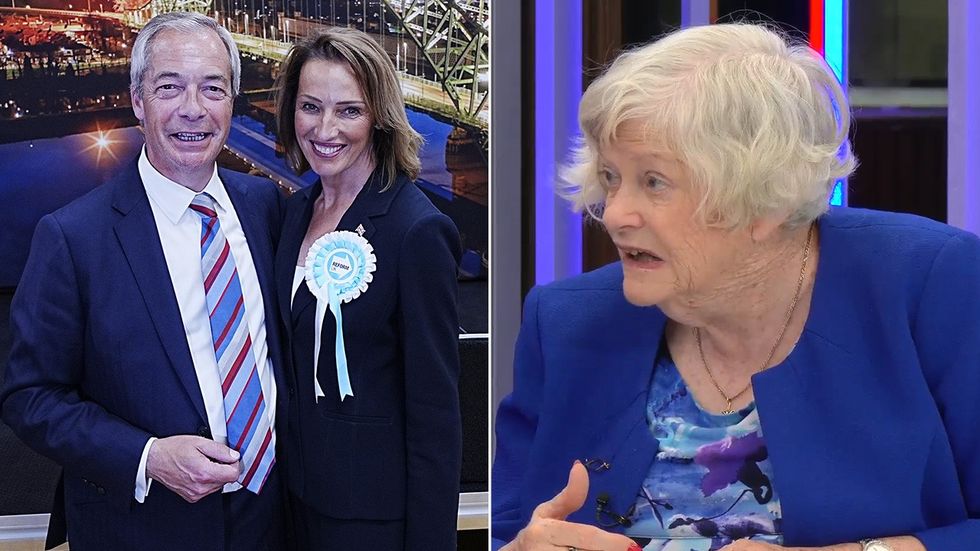Nigel Farage, Sarah Pochin, Ann Widdecombe