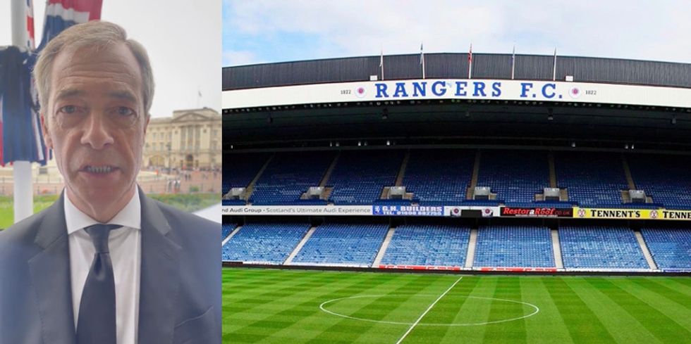 Nigel Farage says it's 'time we threatened to leave European football'