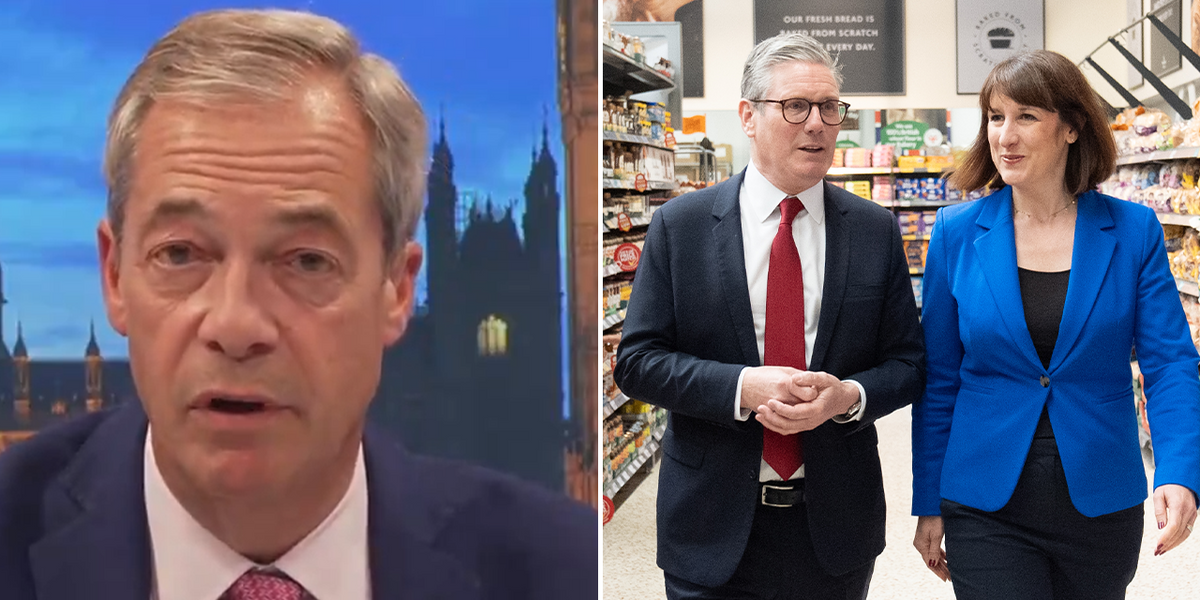 NextImg:Starmer and Reeves ‘in very good position’ as Farage wades in on double whammy fear
