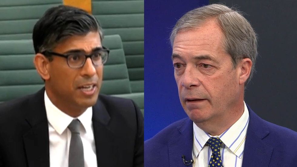 Nigel Farage says Rishi Sunak's deal spells bad news for Northern Ireland