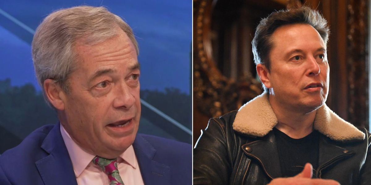 NextImg:Reform MP Nigel Farage reveals Elon Musk is ‘not against giving us money’ : 'He is right behind me'