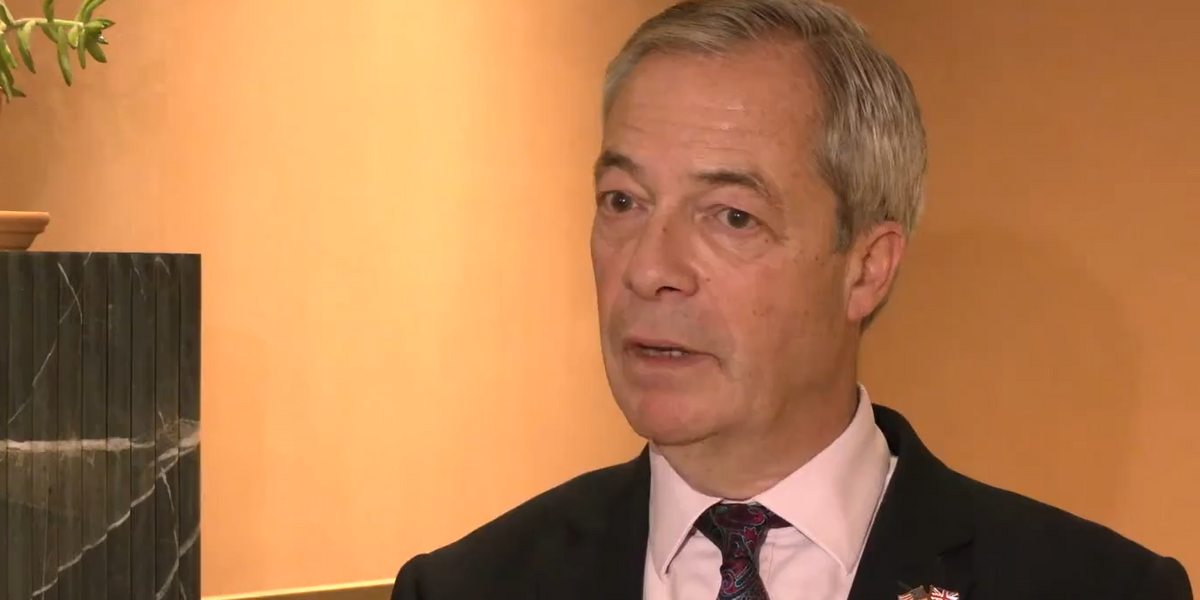 NextImg:Watch as Nigel Farage praises Trump for 'first great victory' with Israeli hostage release