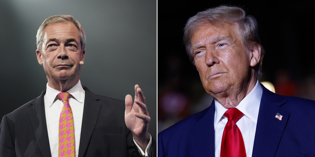 NextImg:Signs Nigel Farage has seen in America that make him believe Trump will win