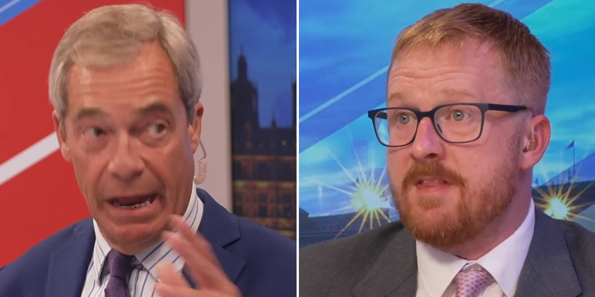 NextImg:NIgel Farage locks horns with ex-Labour MP over ‘two-tier policing’ at Notting Hill Carnival