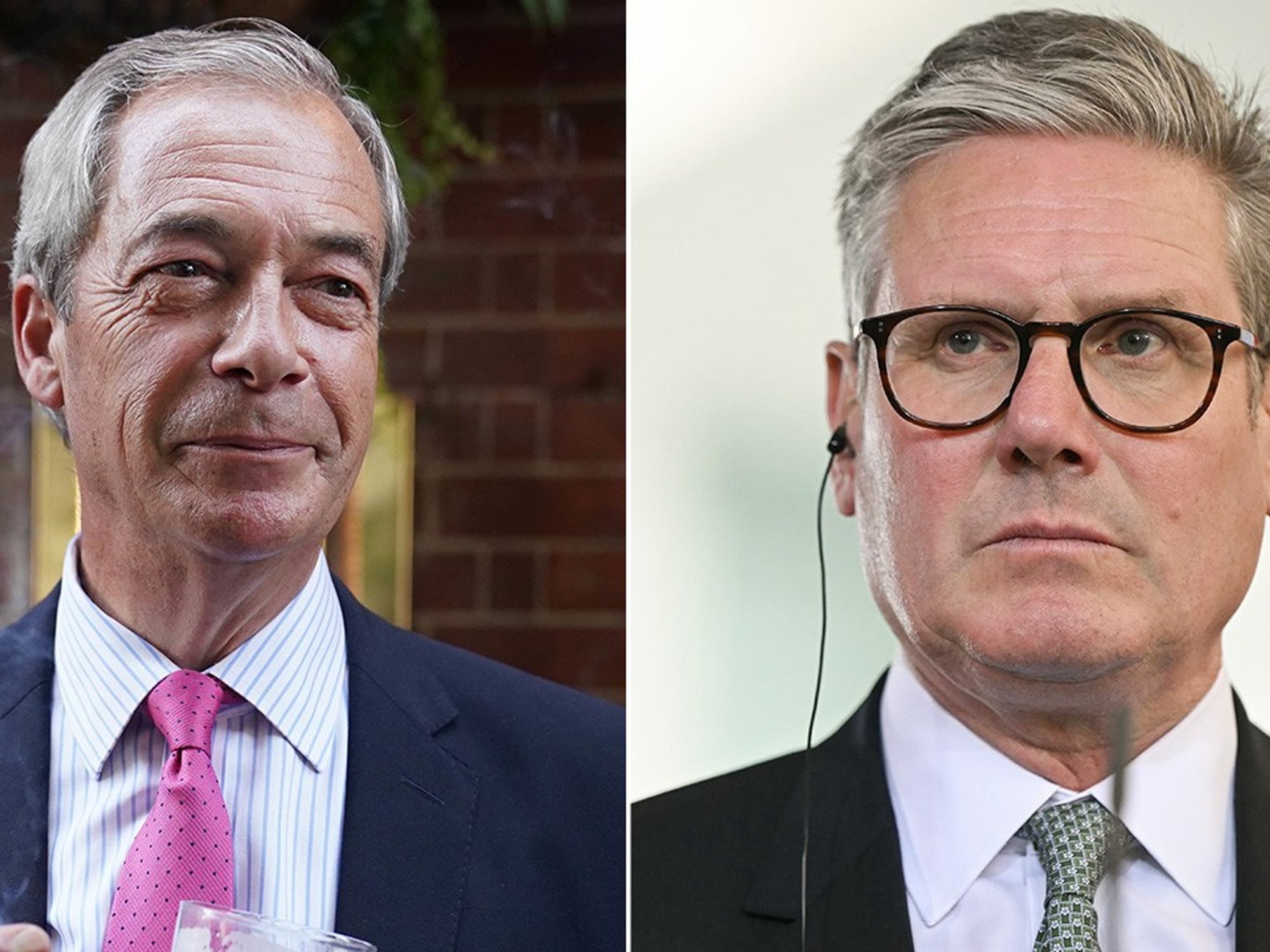 Nigel Farage, Sir Keir Starmer