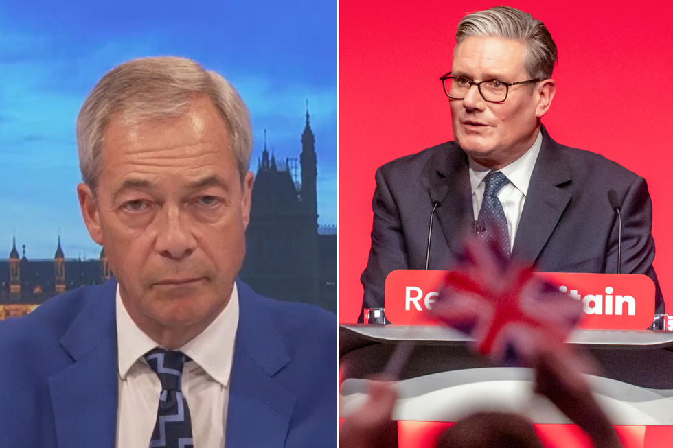 Nigel Farage; Sir Keir Starmer