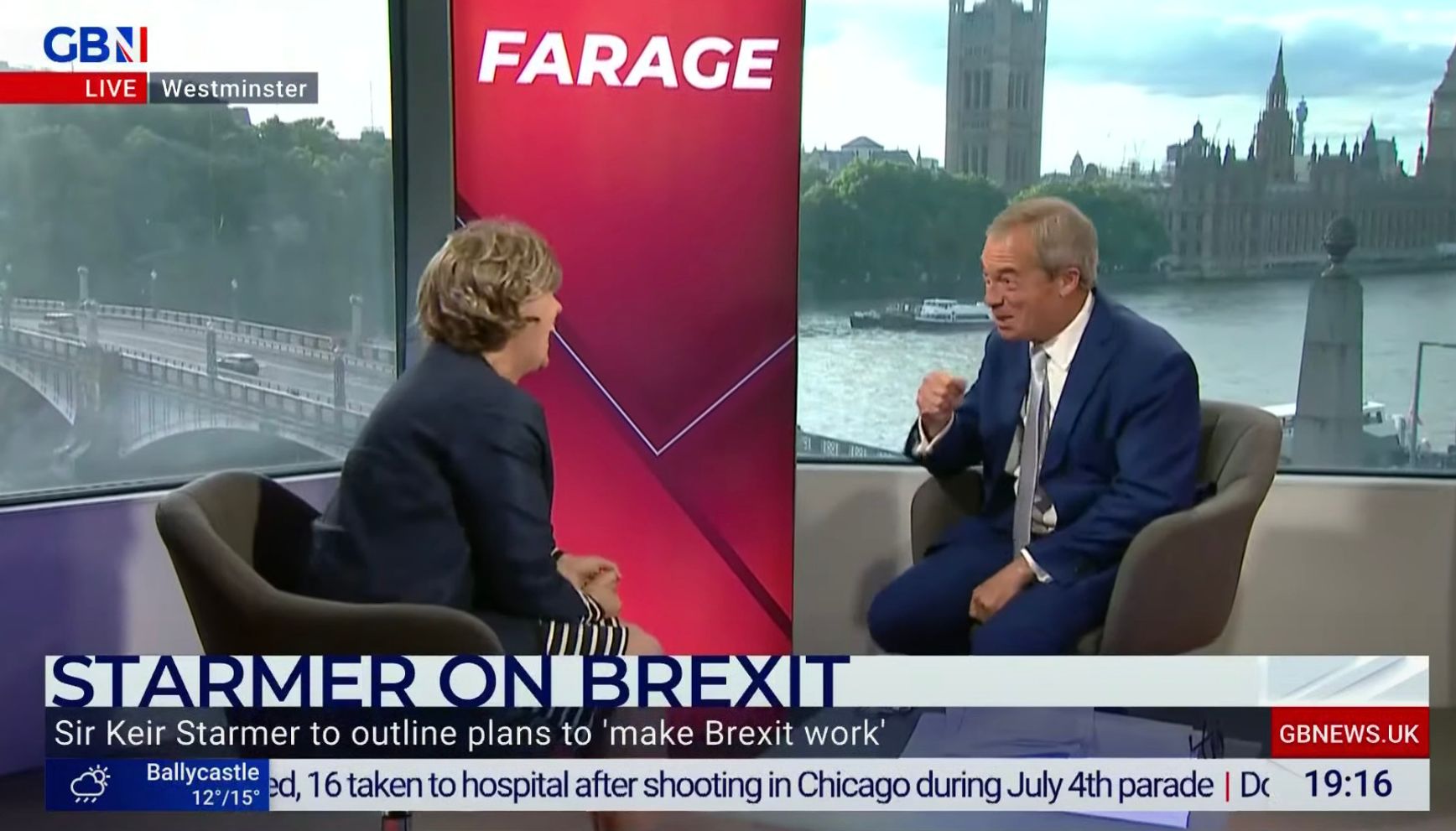 Nigel Farage slammed Sir Keir for making Brexit 'boring'