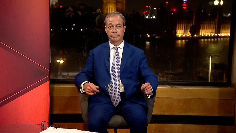 Nigel Farage slammed the corporation's use of taxpayer money