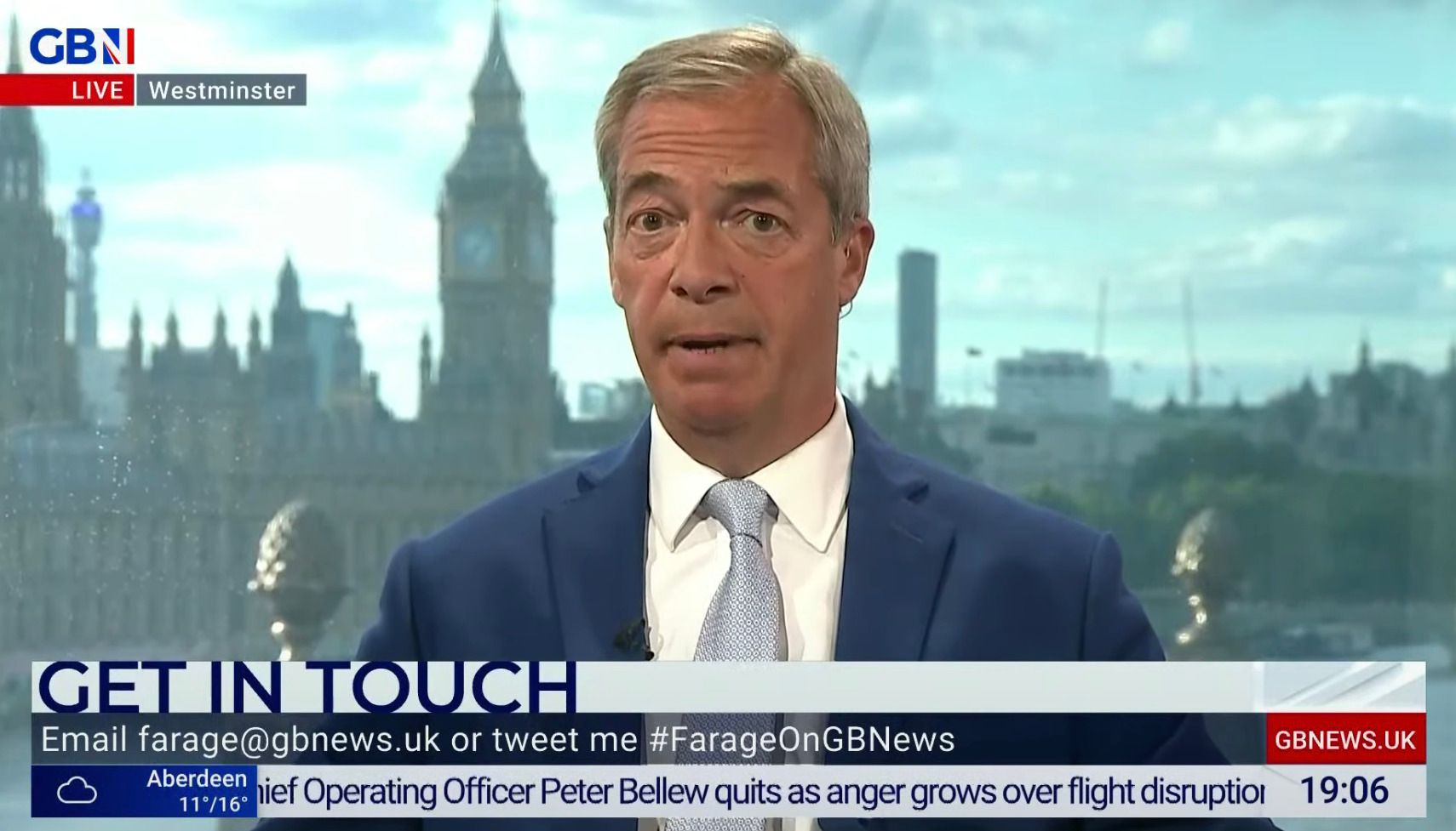 Nigel Farage slammed the state of British Politics