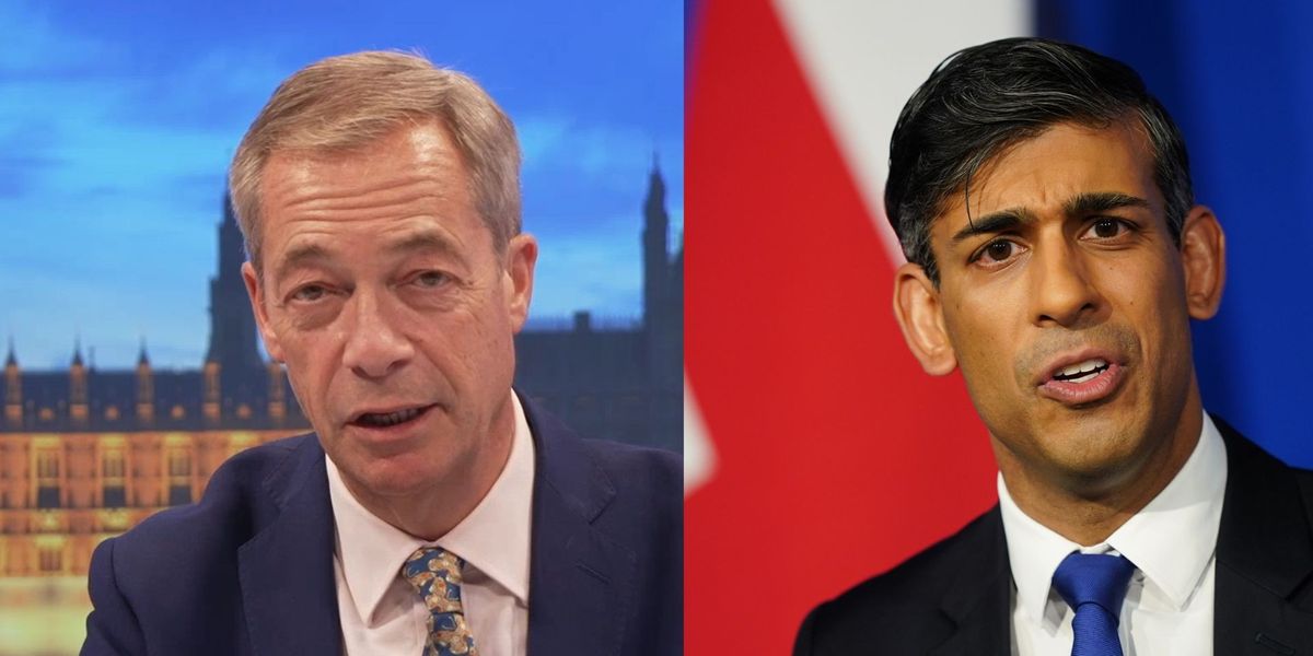 NextImg:Is Rishi Sunak’s solution to clear the immigration backlog to let everyone in, asks Farage