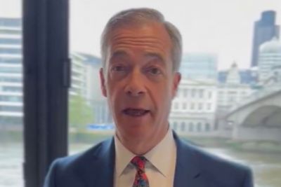 Nigel Farage speaks to social media followers about General Election