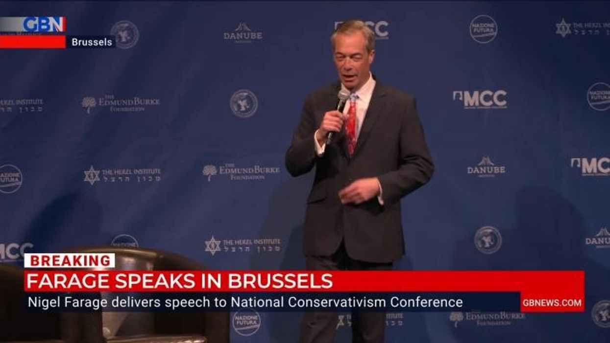 WATCH: Nigel Farage delivers speech at National Conservatism Conference in Brussels