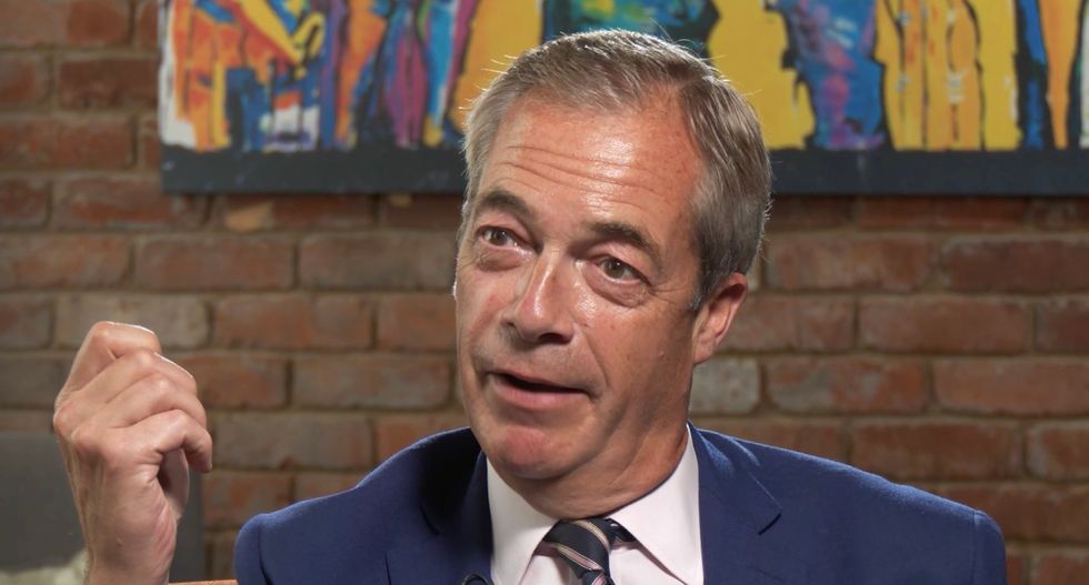 Nigel Farage spoke about abuse thrown at him in the street
