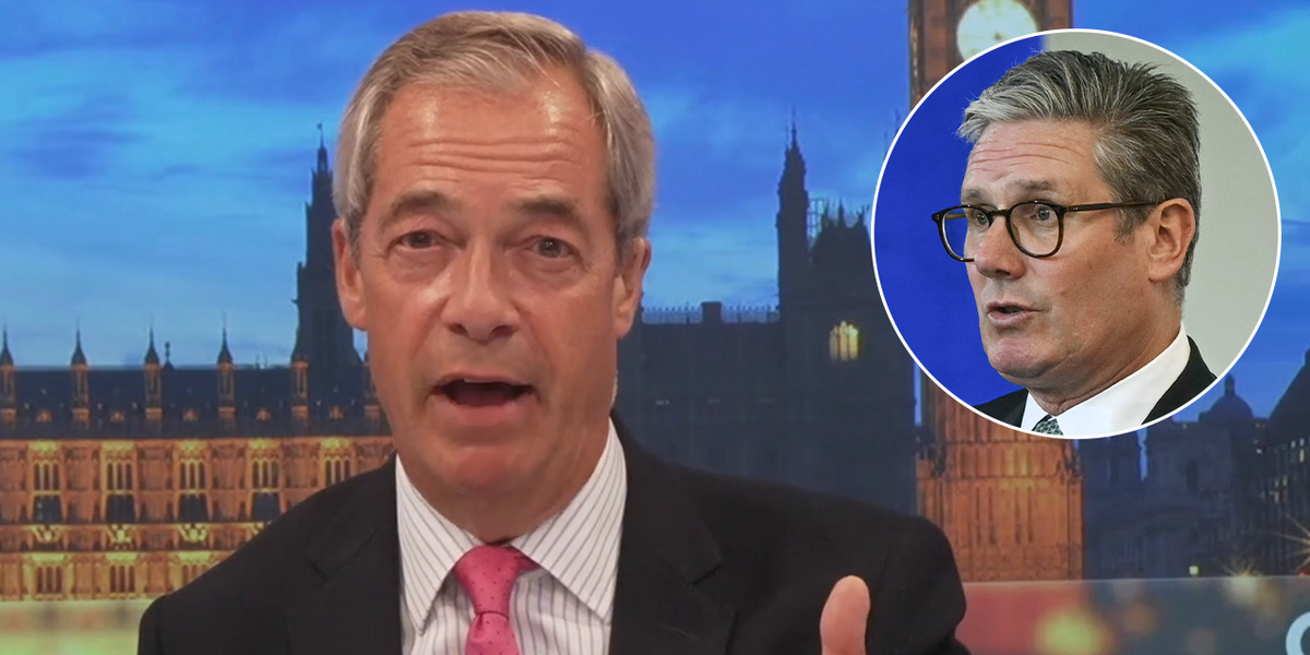 NextImg:‘He’s fearful!’ Farage accuses Starmer of cynical plot after latest ‘far-right’ attack