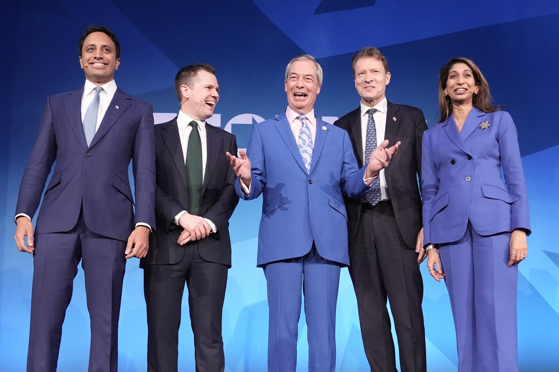 Nigel Farage took a swipe at Rupert Lowe after unveiling key members of his Shadow Cabinet