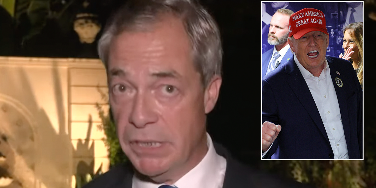 NextImg:Nigel Farage reveals Donald Trump is ‘more confident than he was in 2016’ as US election polls begin to close