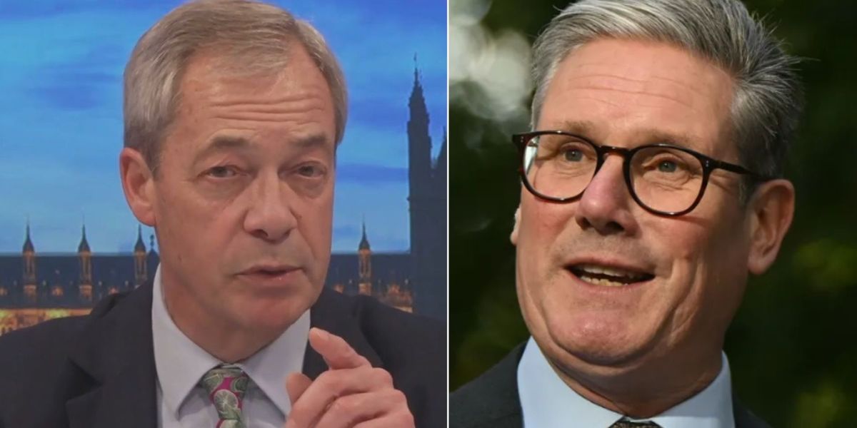 NextImg:‘Wanting to know the truth makes you far-right!’ Nigel Farage unleashes furious rant after Starmer’s comments